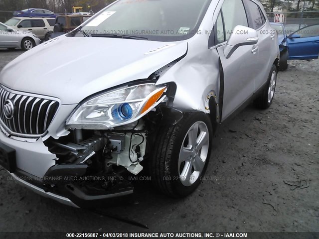 KL4CJBSB9GB676010 - 2016 BUICK ENCORE CONVENIENCE 银色 照片 6