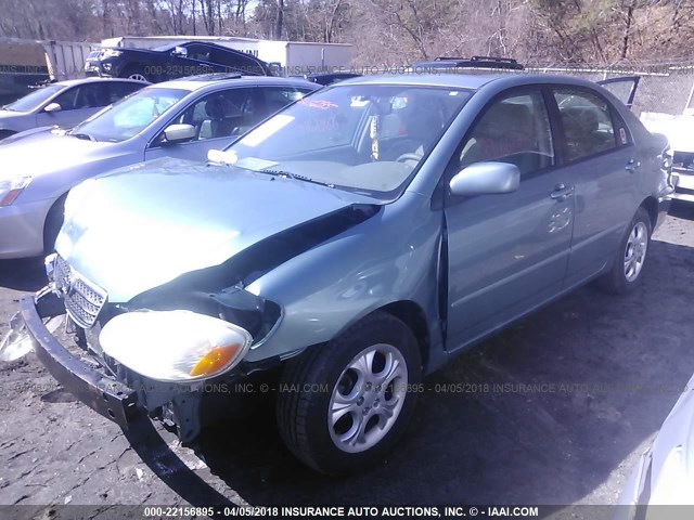 2T1BR32E17C752444 - 2007 TOYOTA COROLLA CE/LE/S GREEN photo 2