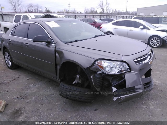 1G1ZB5E01CF161264 - 2012 CHEVROLET MALIBU LS GOLD photo 1