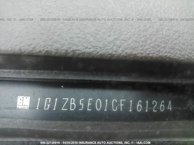 1G1ZB5E01CF161264 - 2012 CHEVROLET MALIBU LS GOLD photo 9