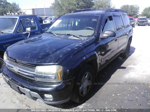 1GNET16S826113777 - 2002 CHEVROLET TRAILBLAZER EXT BLACK photo 2