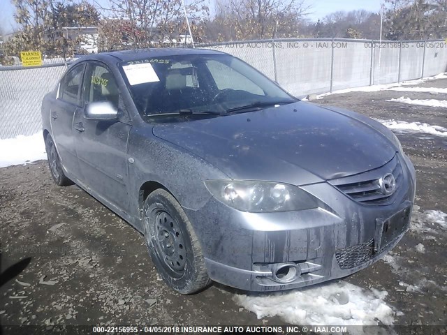 JM1BK323361487211 - 2006 MAZDA 3 S SILVER photo 1