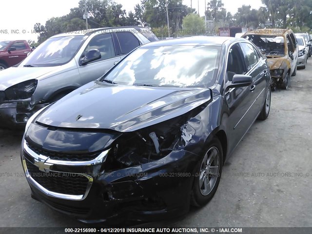 1G11A5SL0EF284247 - 2014 CHEVROLET MALIBU LS 黑色 照片 2