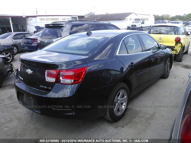 1G11A5SL0EF284247 - 2014 CHEVROLET MALIBU LS 黑色 照片 4