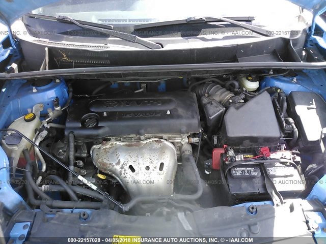 JTLZE4FE9B1139032 - 2011 TOYOTA SCION XB BLUE photo 10