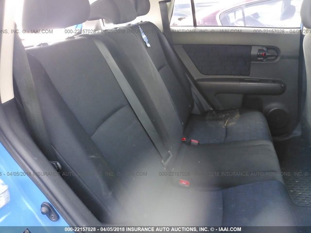 JTLZE4FE9B1139032 - 2011 TOYOTA SCION XB BLUE photo 8