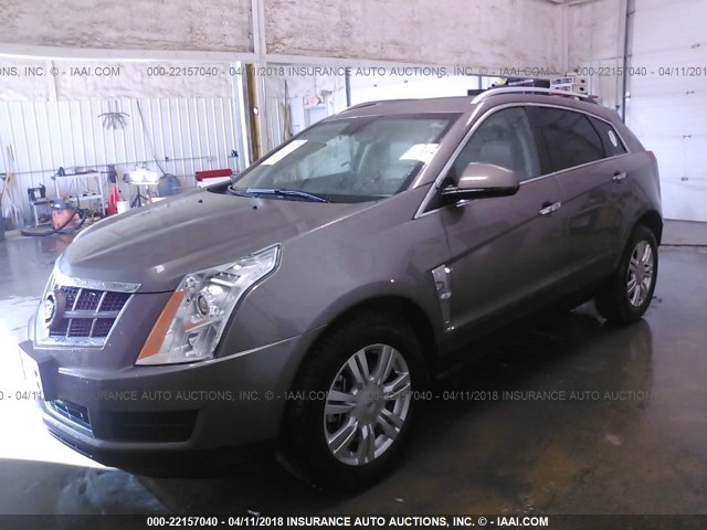 3GYFNDE37CS600043 - 2012 CADILLAC SRX LUXURY COLLECTION BROWN photo 2