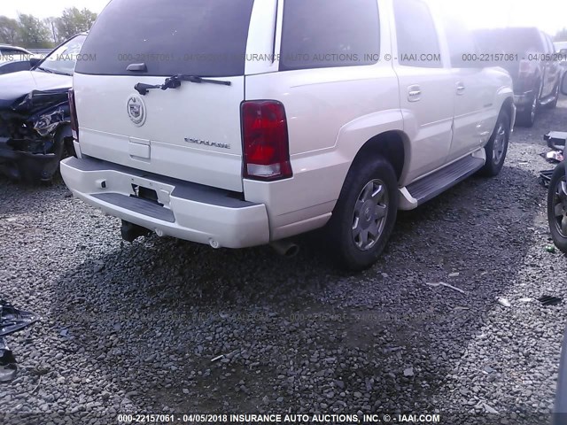 1GYEK63N75R133331 - 2005 CADILLAC ESCALADE LUXURY WHITE photo 4