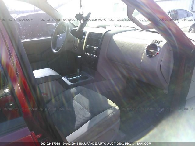 1FMEU62E96UA38765 - 2006 FORD EXPLORER XLS RED photo 5