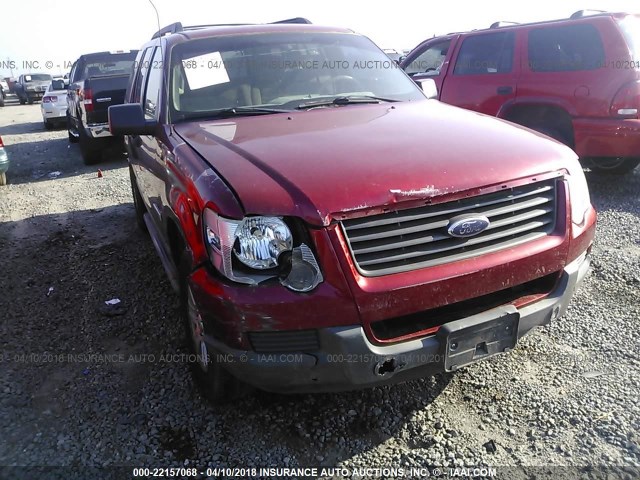 1FMEU62E96UA38765 - 2006 FORD EXPLORER XLS RED photo 6