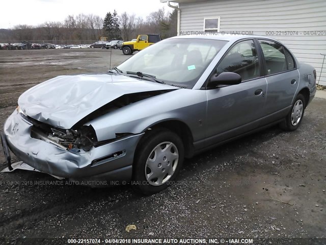 1G8ZH52892Z139987 - 2002 SATURN SL1 BLUE photo 2