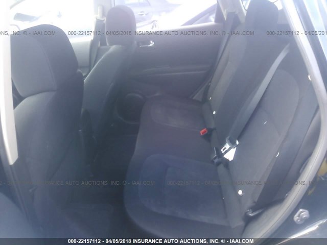 JN8AS5MV5CW403530 - 2012 NISSAN ROGUE S/SV BLACK photo 8