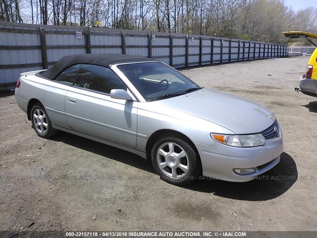 2T1FF28P73C605021 - 2003 TOYOTA CAMRY SOLARA SE/SLE SILVER photo 1