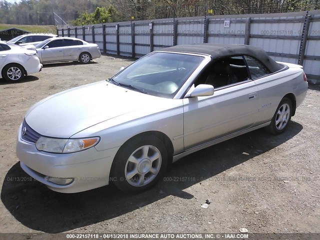 2T1FF28P73C605021 - 2003 TOYOTA CAMRY SOLARA SE/SLE 银色 照片 2