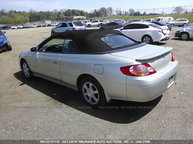 2T1FF28P73C605021 - 2003 TOYOTA CAMRY SOLARA SE/SLE 银色 照片 3