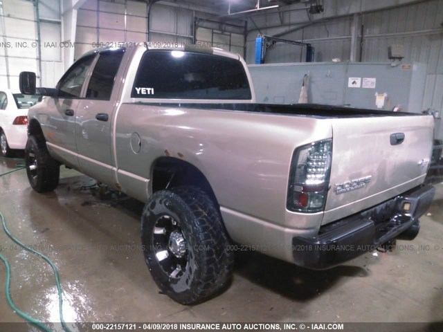 3D7KU28C14G202392 - 2004 DODGE RAM 2500 ST/SLT 棕色 照片 3