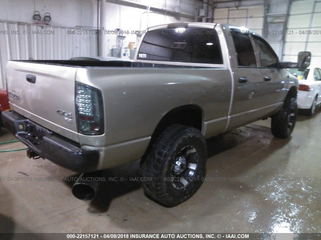 3D7KU28C14G202392 - 2004 DODGE RAM 2500 ST/SLT 棕色 照片 4