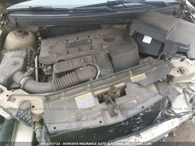 1G2ZF58BX74275228 - 2007 PONTIAC G6 VALUE LEADER/BASE GOLD photo 10