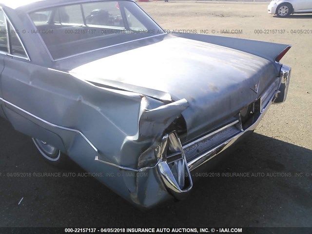 63K161478 - 1963 CADILLAC 4 DOOR SEDAN  BLUE photo 6