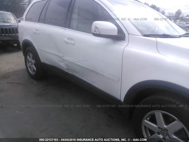 YV4CY982871400941 - 2007 VOLVO XC90 3.2 WHITE photo 6