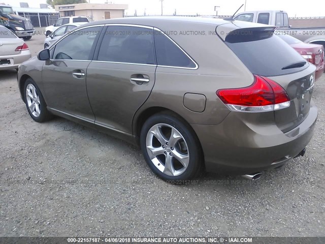 4T3ZK3BB7BU040415 - 2011 TOYOTA VENZA BROWN photo 3