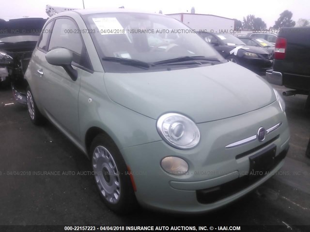 3C3CFFAR3CT384654 - 2012 FIAT 500 POP GREEN photo 1