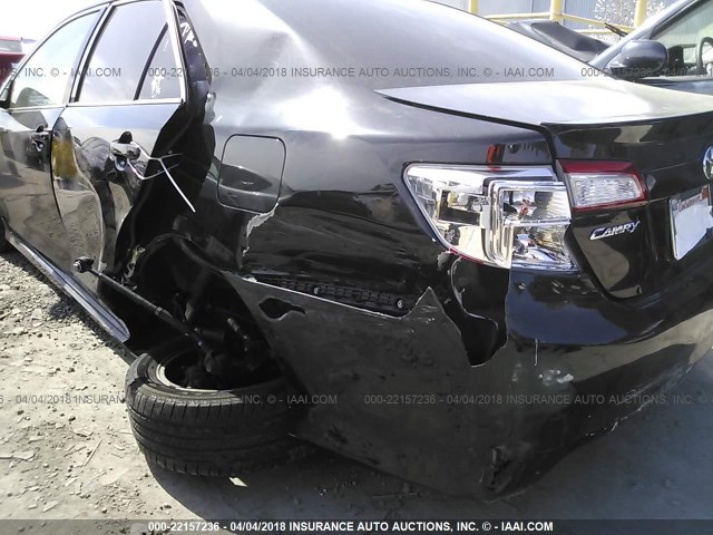 4T1BF1FK8CU122443 - 2012 TOYOTA CAMRY SE/LE/XLE BLACK photo 6