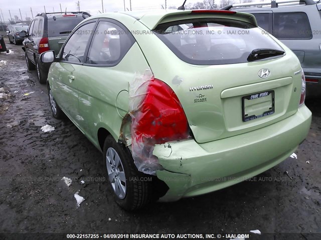 KMHCM3AC1AU178520 - 2010 HYUNDAI Accent BLUE/GS GREEN photo 3