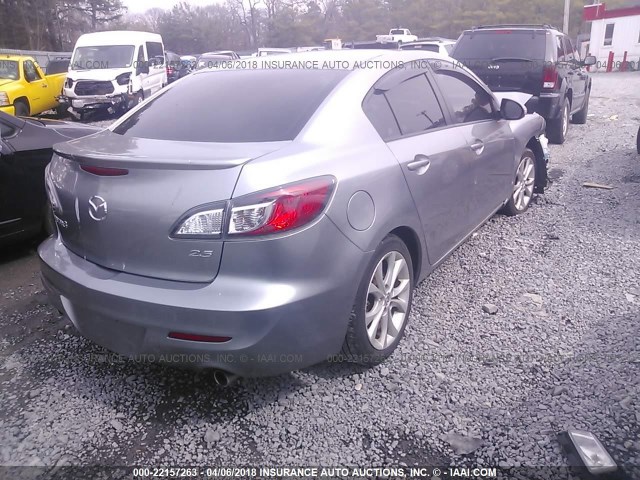 JM1BL1S64A1106244 - 2010 MAZDA 3 S SILVER photo 4