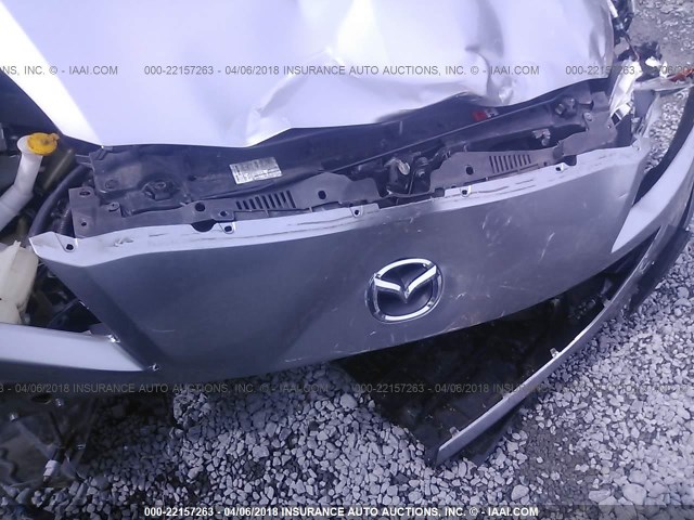 JM1BL1S64A1106244 - 2010 MAZDA 3 S SILVER photo 6