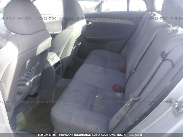1G1ZC5E13BF171850 - 2011 CHEVROLET MALIBU 1LT 银色 照片 8