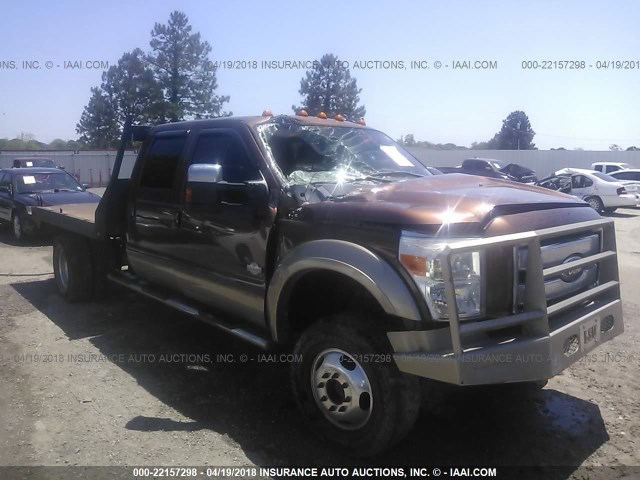 1FT8W3DTXBEA89699 - 2011 FORD F350 SUPER DUTY GOLD photo 1