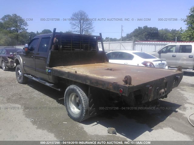 1FT8W3DTXBEA89699 - 2011 FORD F350 SUPER DUTY GOLD photo 3