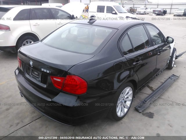 WBAPK5C52BF125107 - 2011 BMW 328 XI SULEV BLACK photo 4