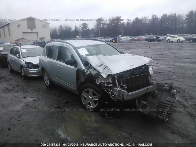 1J4NF4FB1AD592937 - 2010 JEEP COMPASS SPORT SILVER photo 1