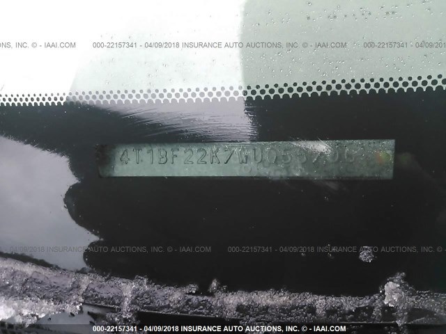 4T1BF22K7WU055706 - 1998 TOYOTA CAMRY CE/LE/XLE 灰色 照片 9