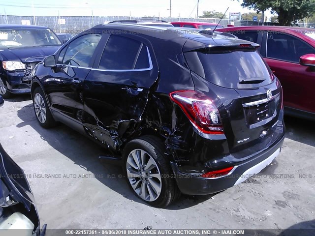 KL4CJASB2HB224623 - 2017 BUICK ENCORE PREFERRED BLACK photo 3