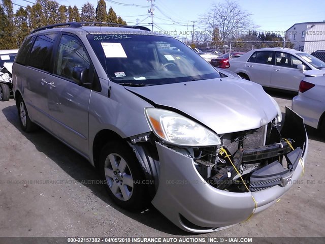 5TDZA23C64S088612 - 2004 TOYOTA SIENNA CE/LE SILVER photo 1