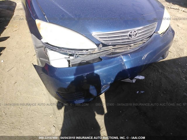 4T1BE32K36U164821 - 2006 TOYOTA CAMRY LE/XLE/SE BLUE photo 6
