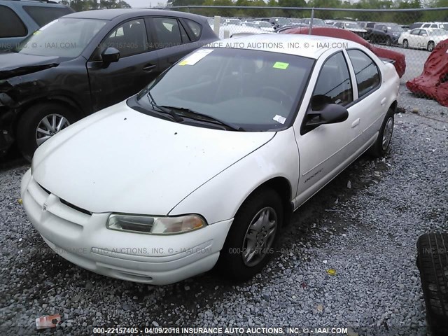 1B3EJ46X1YN123515 - 2000 DODGE STRATUS SE WHITE photo 2