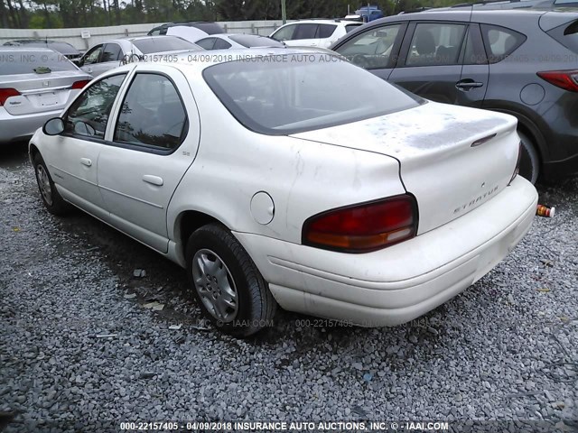 1B3EJ46X1YN123515 - 2000 DODGE STRATUS SE WHITE photo 3