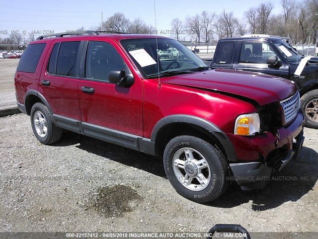 1FMZU73K83ZA45880 - 2003 FORD EXPLORER XLT/XLT SPORT/NBX MAROON photo 1