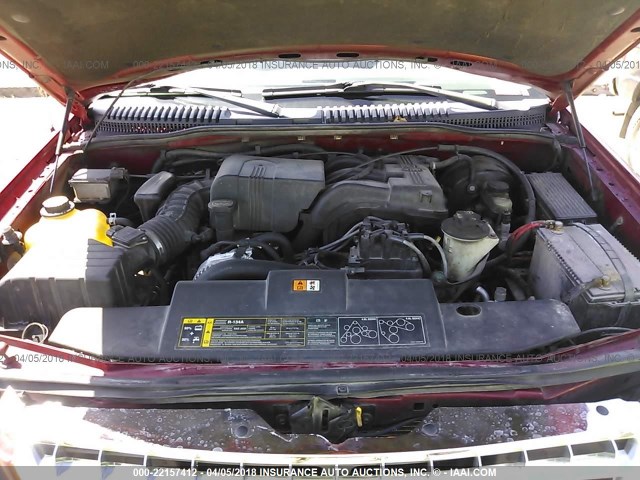 1FMZU73K83ZA45880 - 2003 FORD EXPLORER XLT/XLT SPORT/NBX MAROON photo 10