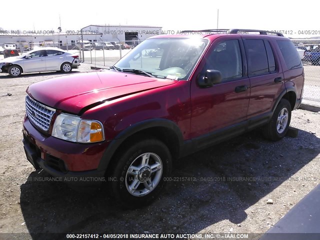 1FMZU73K83ZA45880 - 2003 FORD EXPLORER XLT/XLT SPORT/NBX MAROON photo 2