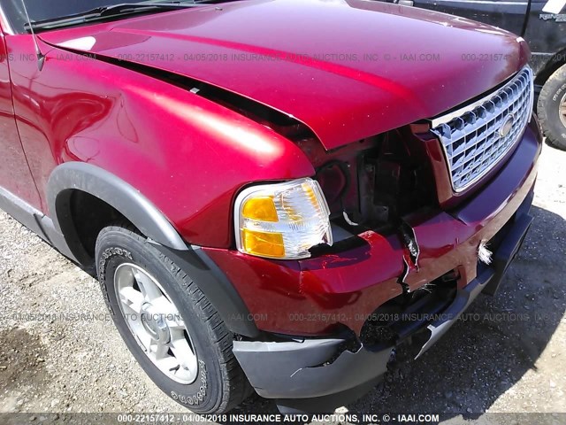 1FMZU73K83ZA45880 - 2003 FORD EXPLORER XLT/XLT SPORT/NBX MAROON photo 6