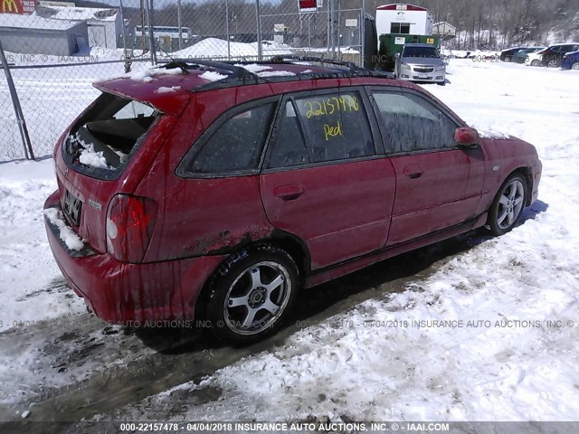 JM1BJ245731215297 - 2003 MAZDA PROTEGE PR5 红色 照片 4