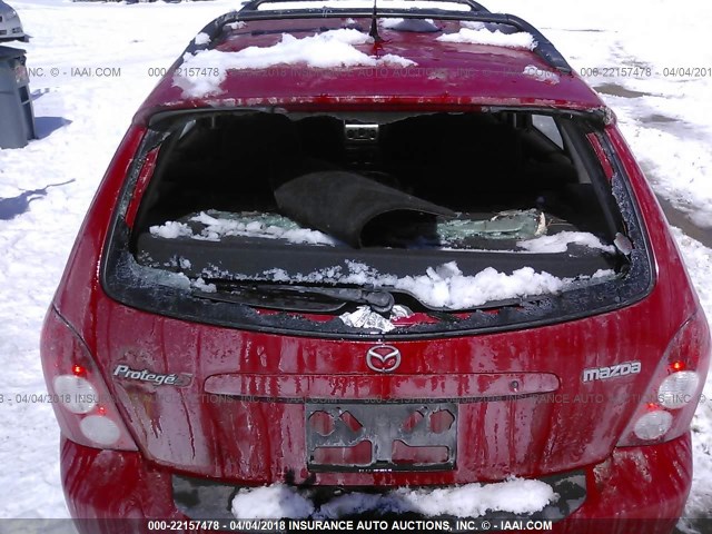 JM1BJ245731215297 - 2003 MAZDA PROTEGE PR5 红色 照片 6