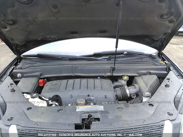 1GKKRREDXBJ317655 - 2011 GMC ACADIA SLT-1 Czarny zdjęcie 10