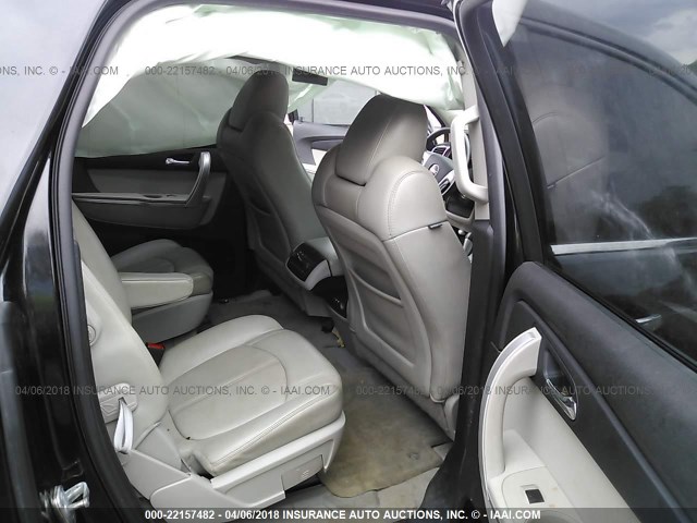 1GKKRREDXBJ317655 - 2011 GMC ACADIA SLT-1 Czarny zdjęcie 8