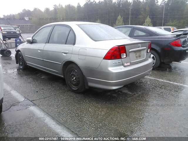 JHMES96614S021304 - 2004 HONDA CIVIC HYBRID GRAY photo 3